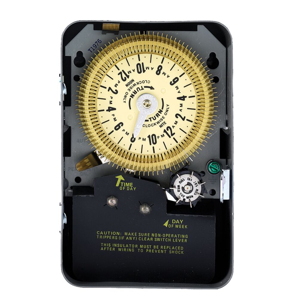 Intermatic FM1D14-AV-U Electronic Timer – 24 Hr/7 Day, SPDT, Gray