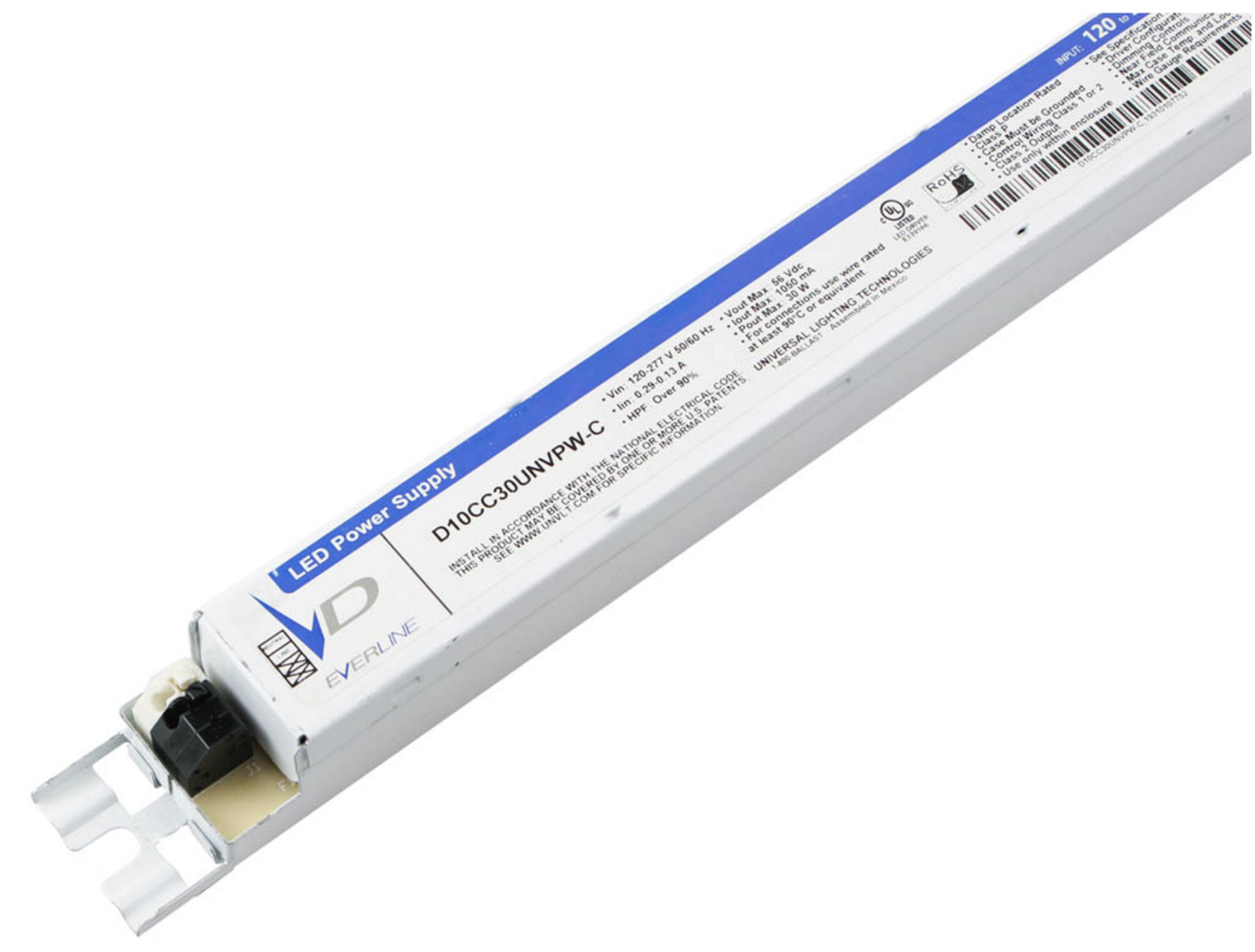 Universal EVERLINE D10CC44UNVSL-GC Field Select Constant Current LED Driver