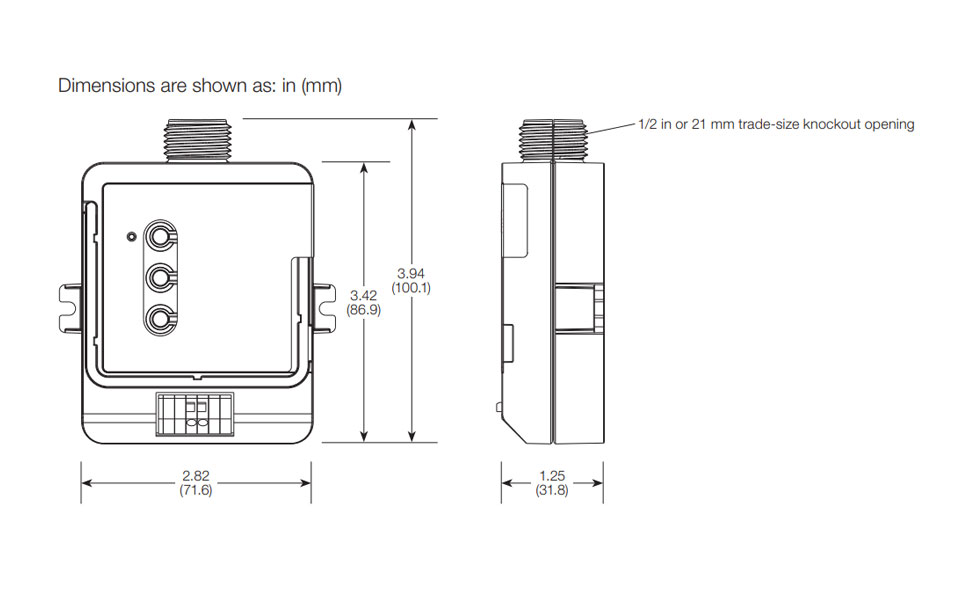 Lutron® Vive PowPak Dimming Module with 010V by Alloy LED