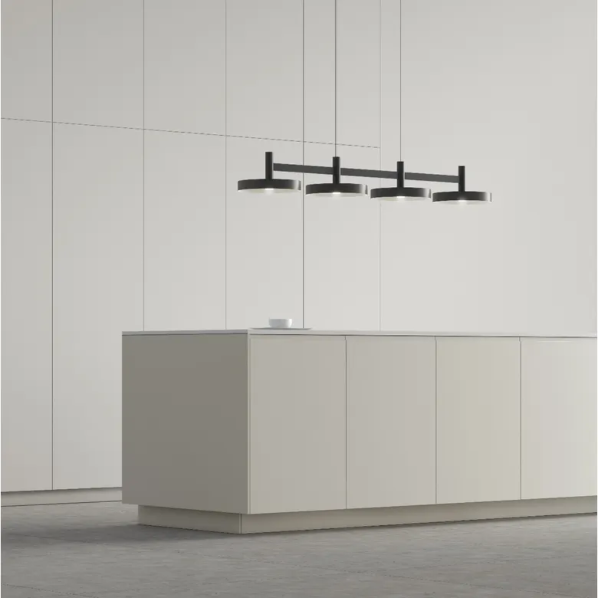 Systema Staccato 4 Light Linear Pendant by Sonneman